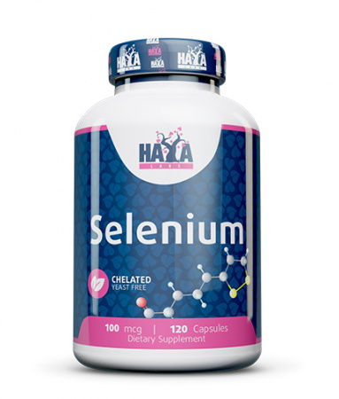Selenium /Chelated -yeast free/ 100mcg. /  120 caps.